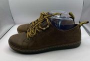 DR. MARTENS Womens Sz 8 Samira Distressed Brown Leather Lace Up Shoes