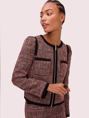 Kate Spade Puff Sleeve Tweed Blazer NWOT