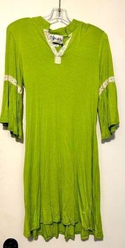 NWT L&B lime green dress size M