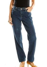 Lands End Original Fit Modern Waist Boot Cut Denim Jeans