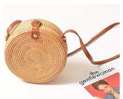 Handmade Rounted Bamboo Rattan Circle Bag