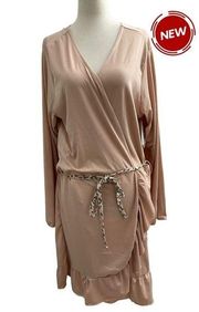 Jessica Simpson Peach Robe Size L NWT (37-57)