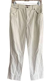 Gloria Vanderbilt Cream Colored Straight Leg Pants Size 8