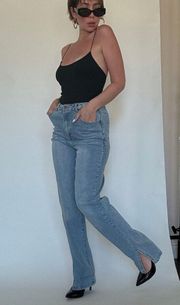 Split Hem Jeans