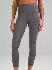 lululemon Align Heathered Graphite Grey High-Rise Pant 25" inseam size 4