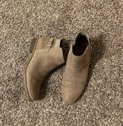 Tan Suede Ankle Boots