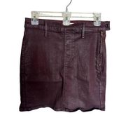 Good American 6 / 28 Maroon Skirt