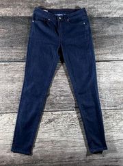 American Giant Womens 218 Skinny Mountain Wash Stretch Indigo Jeans 28x20