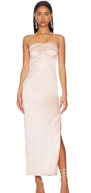 Champagne Small Formal Maxi Dress