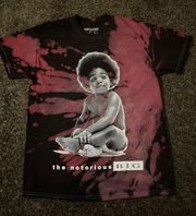 Notorious B.I.G Band Shirt Tie Dye Size Medium 