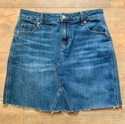 Old Navy High Waisted Denim Mini Skirt Size 2