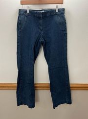 Michael Kors Flare Cropped Ankle Jeans Size 6