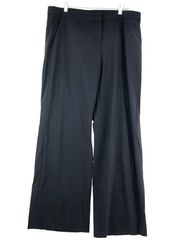 Hugo Boss Womens Size US 12 Tirana1 Dress Pants Wool Blend Wide Leg Actual 38x32