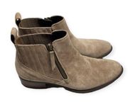 Natalie Antelope Suede Taupe ankle boots Size 5