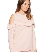 Kate Spade Live Colorfully Cold Shoulder Ruffle Sweater