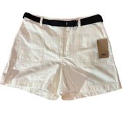 NWT Vans Clark belted chino shorts in white Size 30