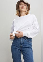 NWT Everlane The Organic Cotton Long-Sleeve Tee