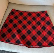 Plaid Skirt