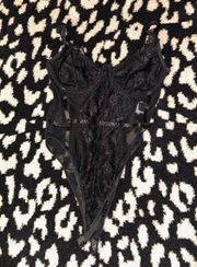 Black Lace Bodysuit 