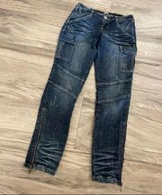 Almost Famous skinny blue jeans size 7