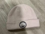 lilac lavendar purple beanie with logo