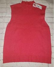 Nwt Women's Worthington Pink (TEABERRY) Ribbed Tank Top XXL