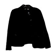 Isaac Mizrahi size small black jacket that features a textured pattern