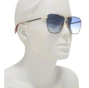 RAG AND BONE metallic Brow Bar Sunglasses NWT