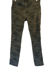 James Jeans James Twiggy Gray Camo Camouflage Print Skinny Pants size 31