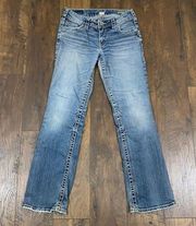 Silver Suki 17” Bootcut Thick Stitched Jeans