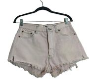 NWT Re/Done X Levi’s Reconstructed Cut Off Jean Shorts 25