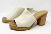 Vince Wyatt Platform Sandals in White