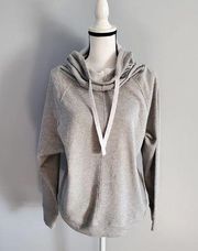 Planet Gold  Gray Hooded Sweatshirt L