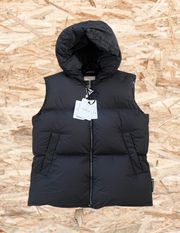 NWT  Gamble Gilet Black Puffer Vest