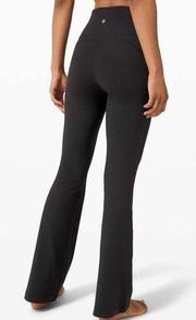 Groove Pant Flare Super High-Rise *Nulu in black size 16