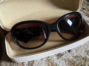 Women’s Sunglasses Dark Tortoise Shell with Amber Lenses.