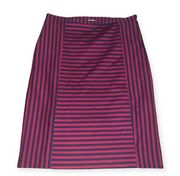 Merona stripe straight leg stretch pencil skirt