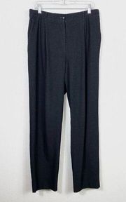 Elisabeth by Liz Claiborne Dark Grey High Rise Pants