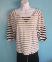 Marc by Marc Jacobs Juniper Stripe Terry Top M