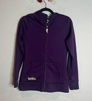 Burton Dry Ride purple zip up sweatshirt