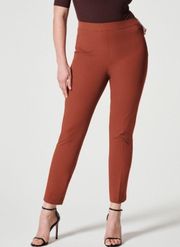 On The Go Ankle Slim Straight Pants in Bronze Glow Size Extra Small NEW