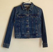 J Crew Indigo Denim Womens Size XXS blue jean jacket