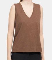 NWT Theory Slub Knit Sleeveless Cotton Top