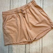 Torrid dusty pink pull on high waist shorts Size 2