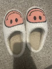 altered state smiley face slippers 