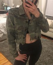 Camo Cropped Jacket