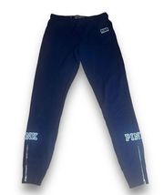 VS PINK navy zippered ankle joggers