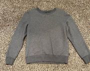 Oakley Long Sleeve Grey Fleece Womens Crewneck Sweatshirt Size Large