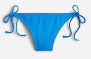 J. Crew String Hipster Bikini Bottom Bondi Blue Small BC113 New