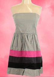 Strapless Casual Dress WMNS Sz L.